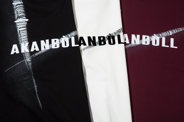 "AKANBULL"LOGO TEE-D365