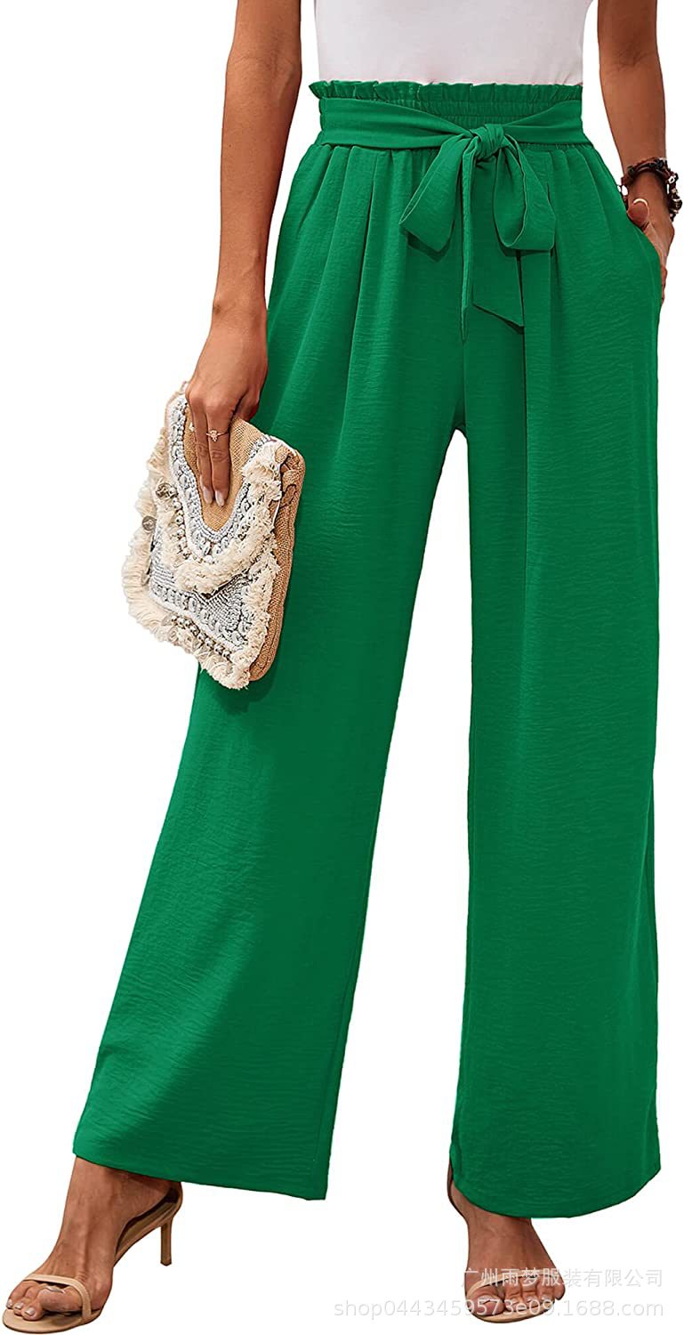 Wide-leg pants-D118
