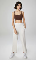 Straight-leg yoga pants-D115