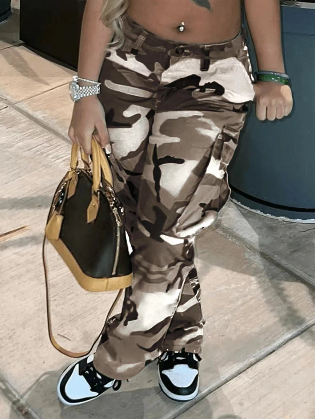 Camouflage overalls-D436