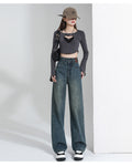 Straight jeans-D96