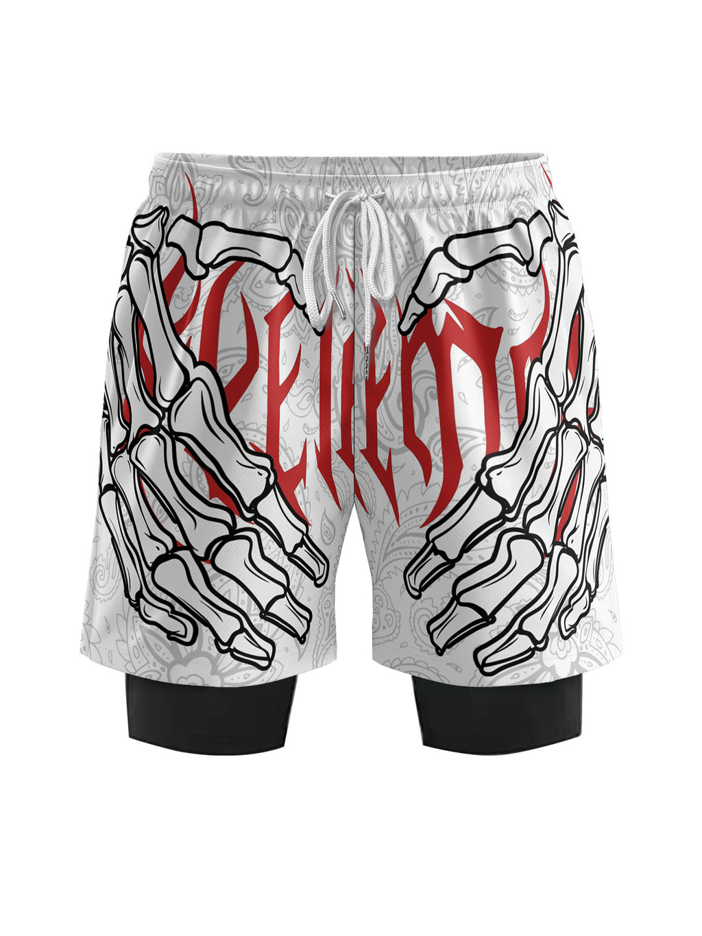 Skeleton shorts-D542