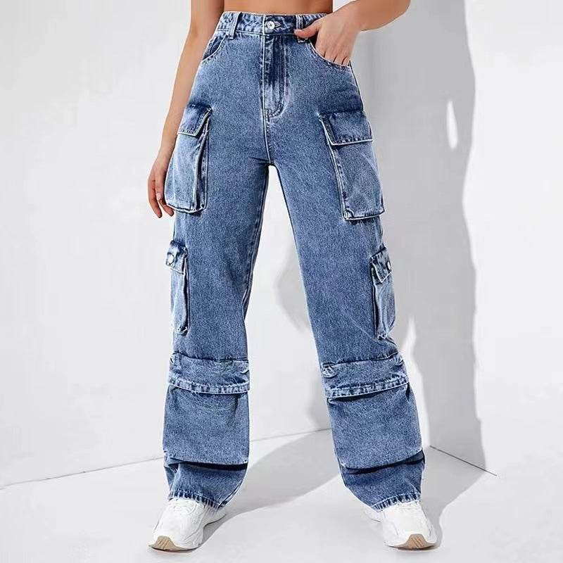 Denim overalls-D95