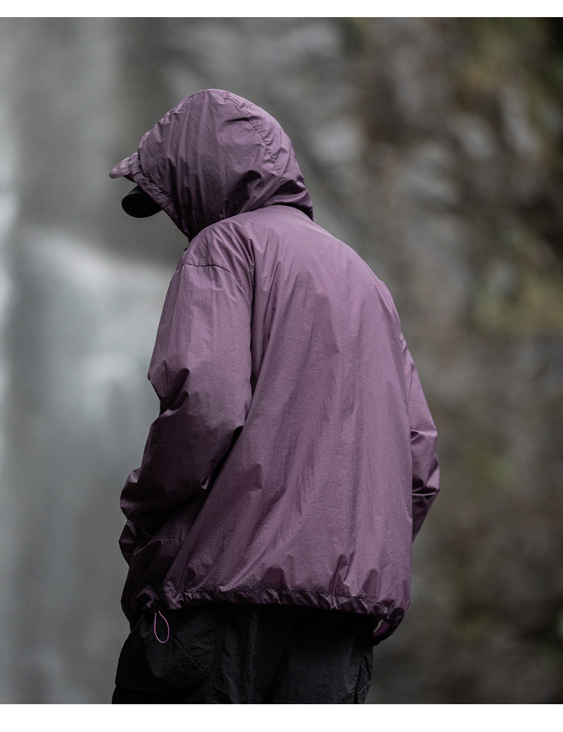 Outdoor hooded sun protection clothing-D790
