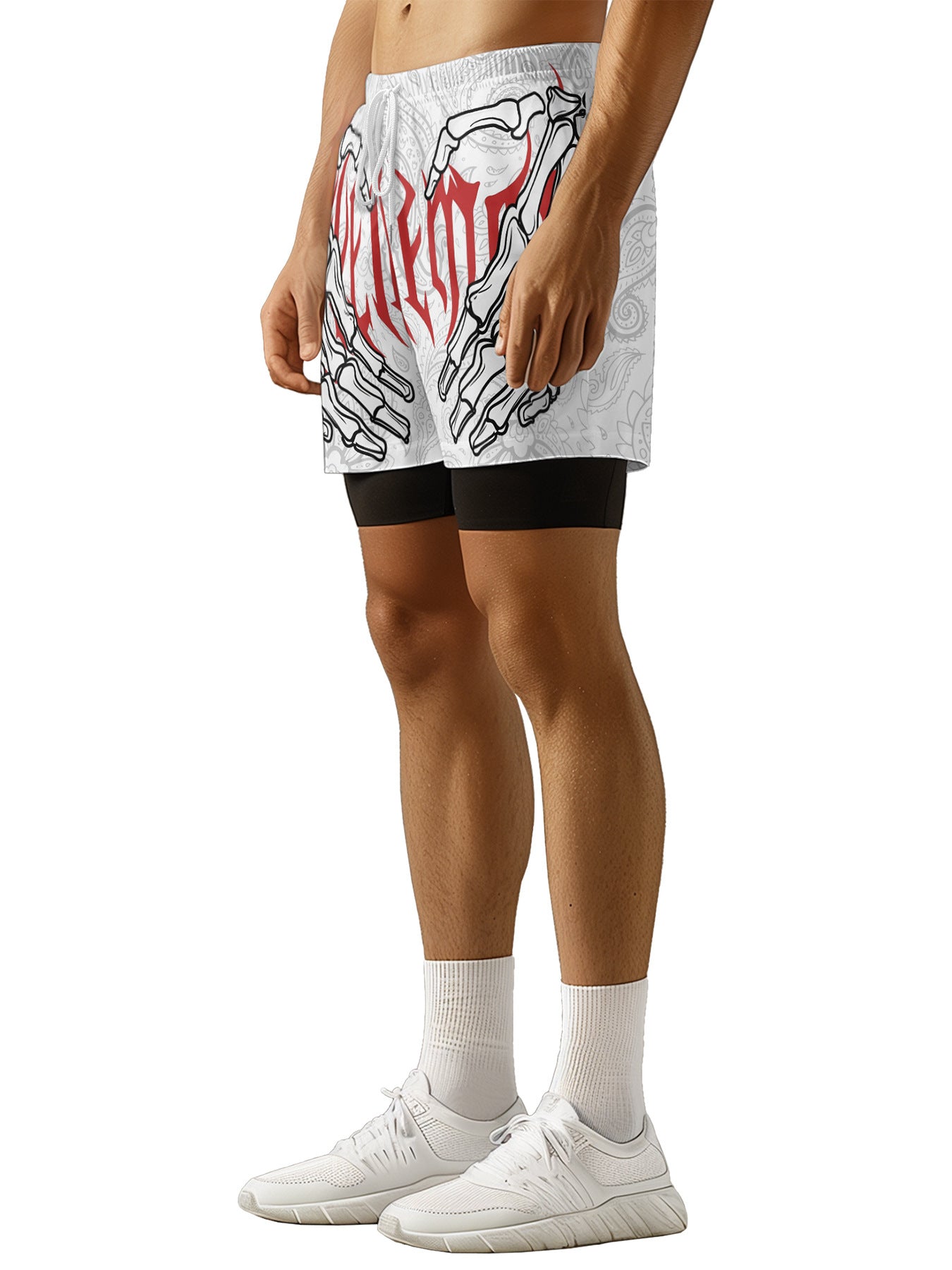 Skeleton shorts-D542