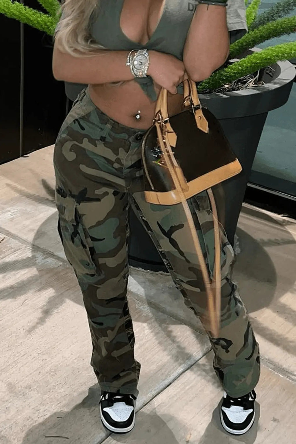 Camouflage overalls-D436