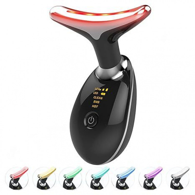 Neck instrument massage neck pattern instrument 7 color introduction instrument vibration beauty instrument v face instrument special small dolphin neck instrument