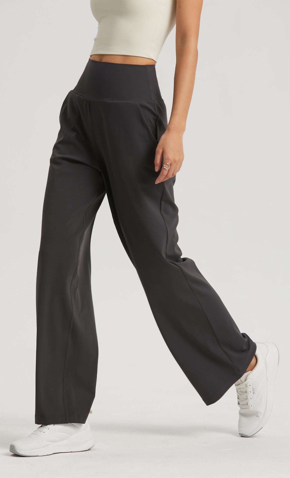 Straight-leg yoga pants-D115