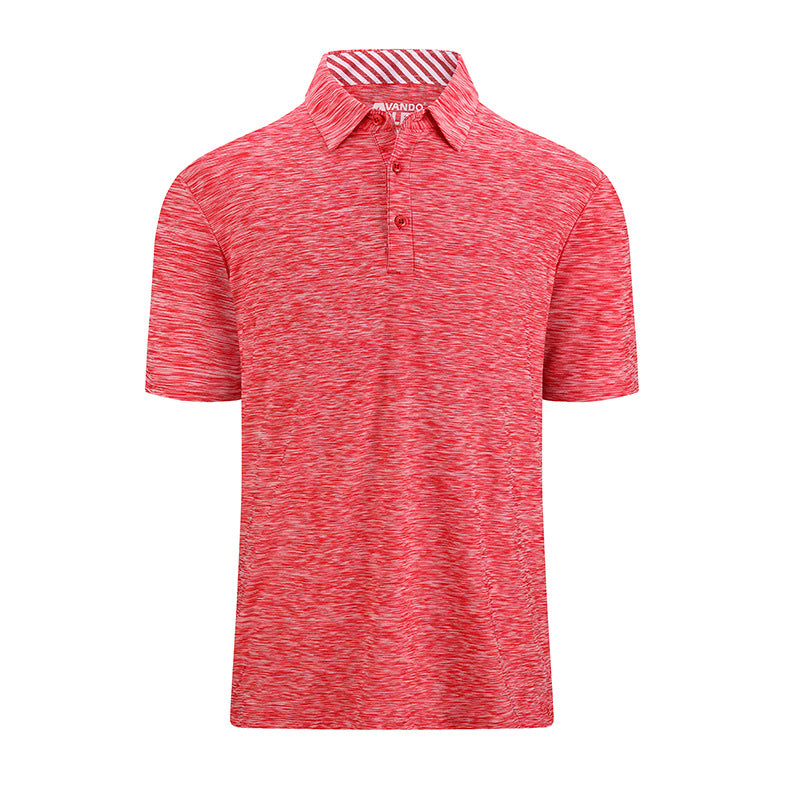 Business button fitted polo-D202