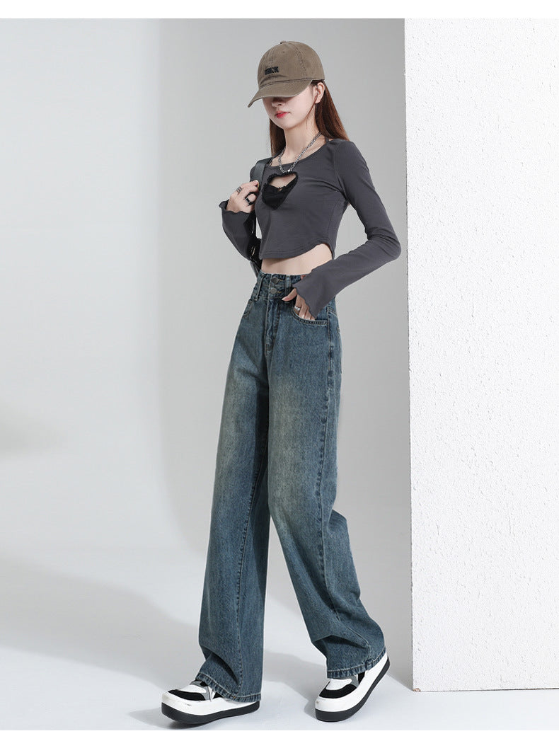 Straight jeans-D96