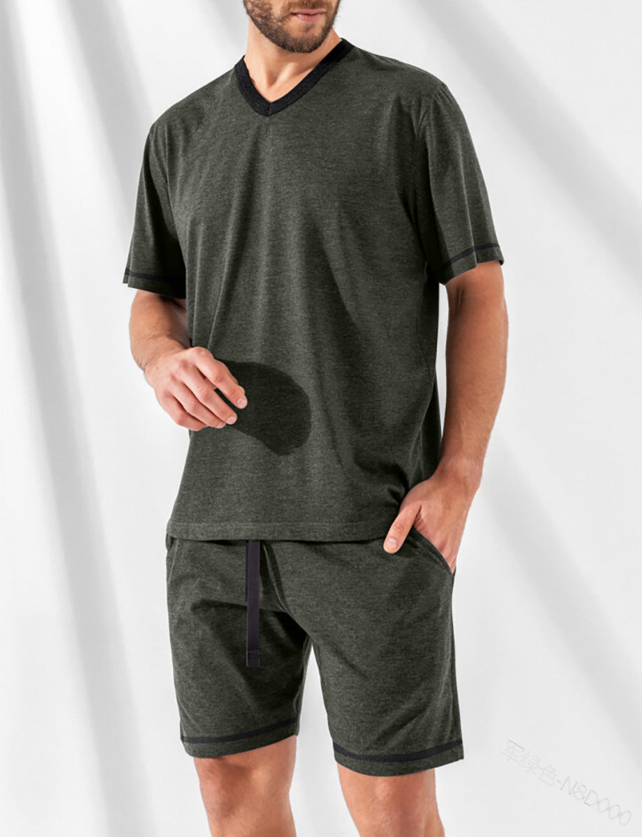 Short-sleeved suit-D259