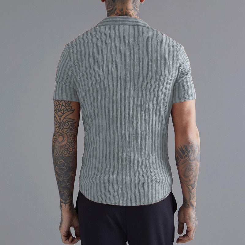 Striped shirt-D57