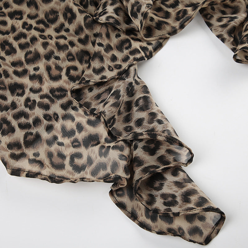 Sexy Leopard Print Camisole-D617
