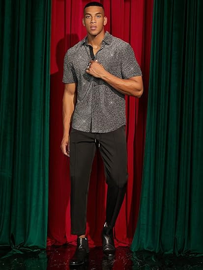 Disco Sequin Shirt-D50