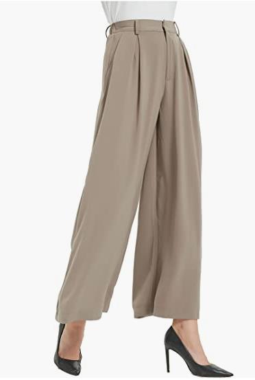 Casual wide-leg pants-D121