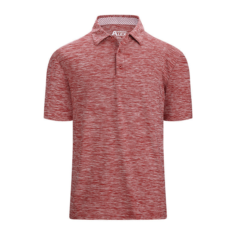 Business button fitted polo-D202