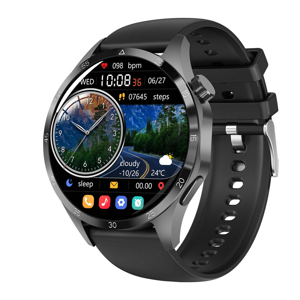 High-end GT4Pro Waterproof Smart Watch Zinc Alloy Round Shape Health Monitoring Professional Fitness Tracker