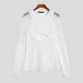 Mesh breathable long sleeves-D163