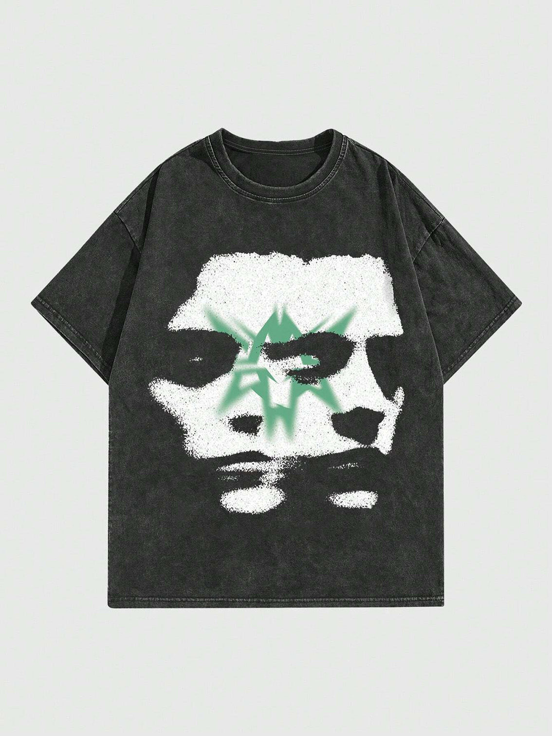 Lettering Drop Shoulder TEE-D171