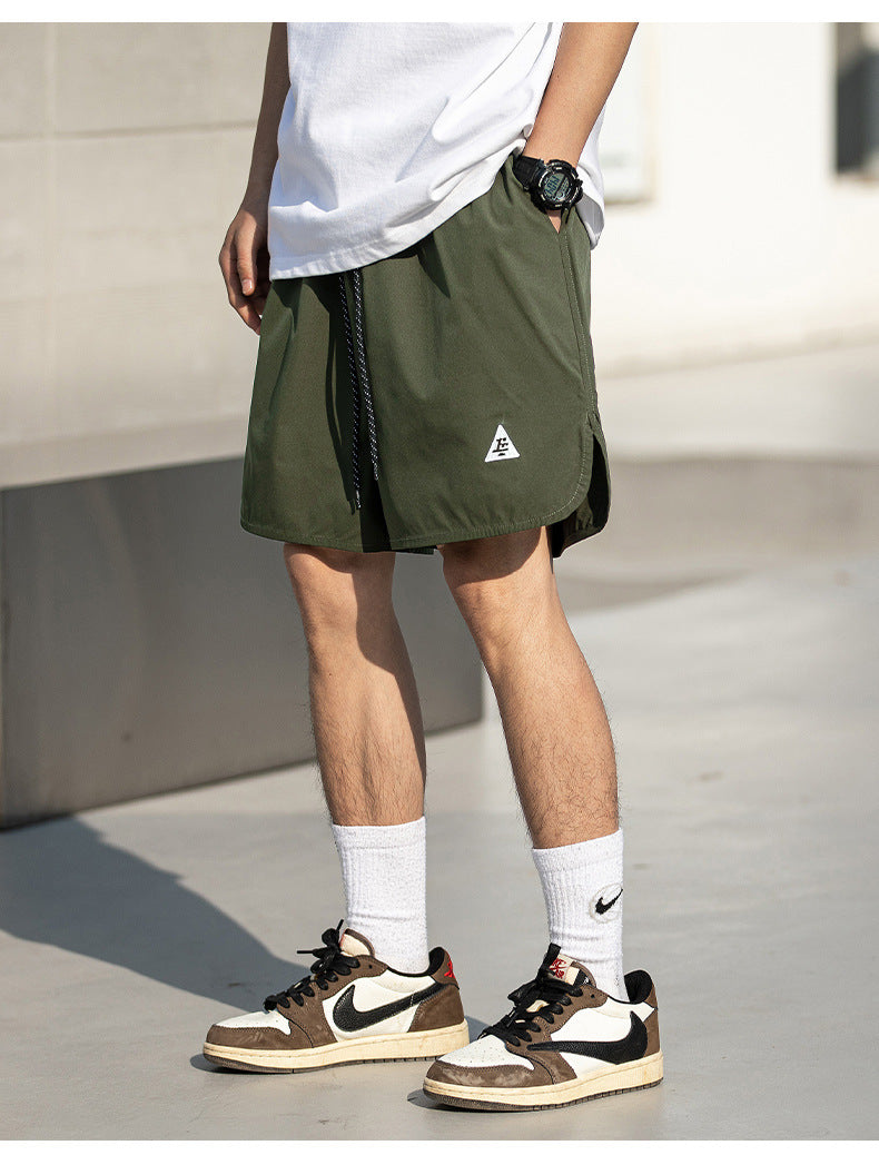 Solid color shorts-D713