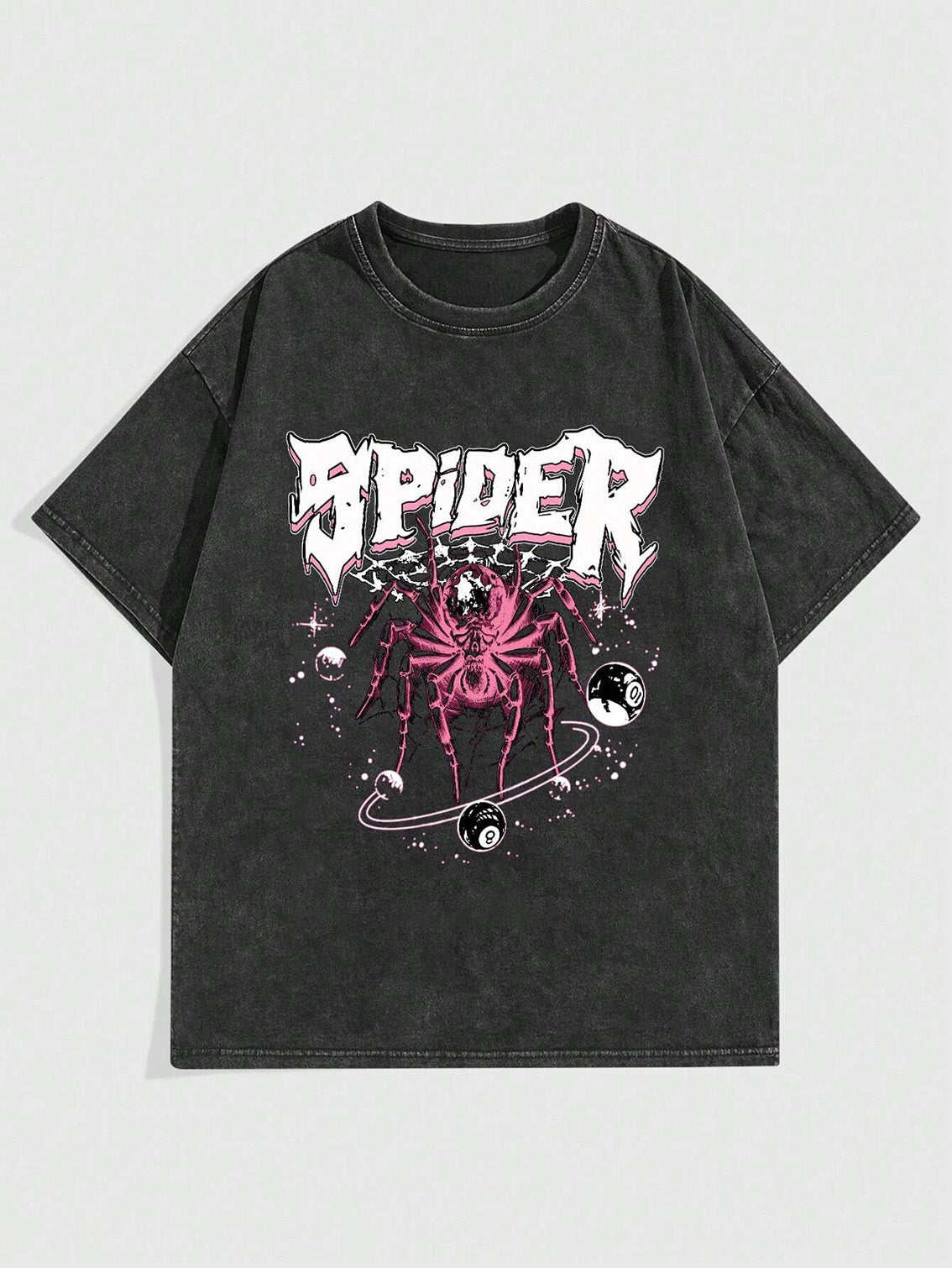 Lettering Drop Shoulder TEE-D171