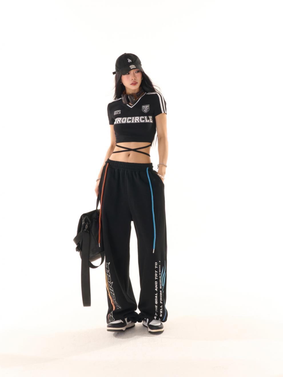Oversizer design pants-D628