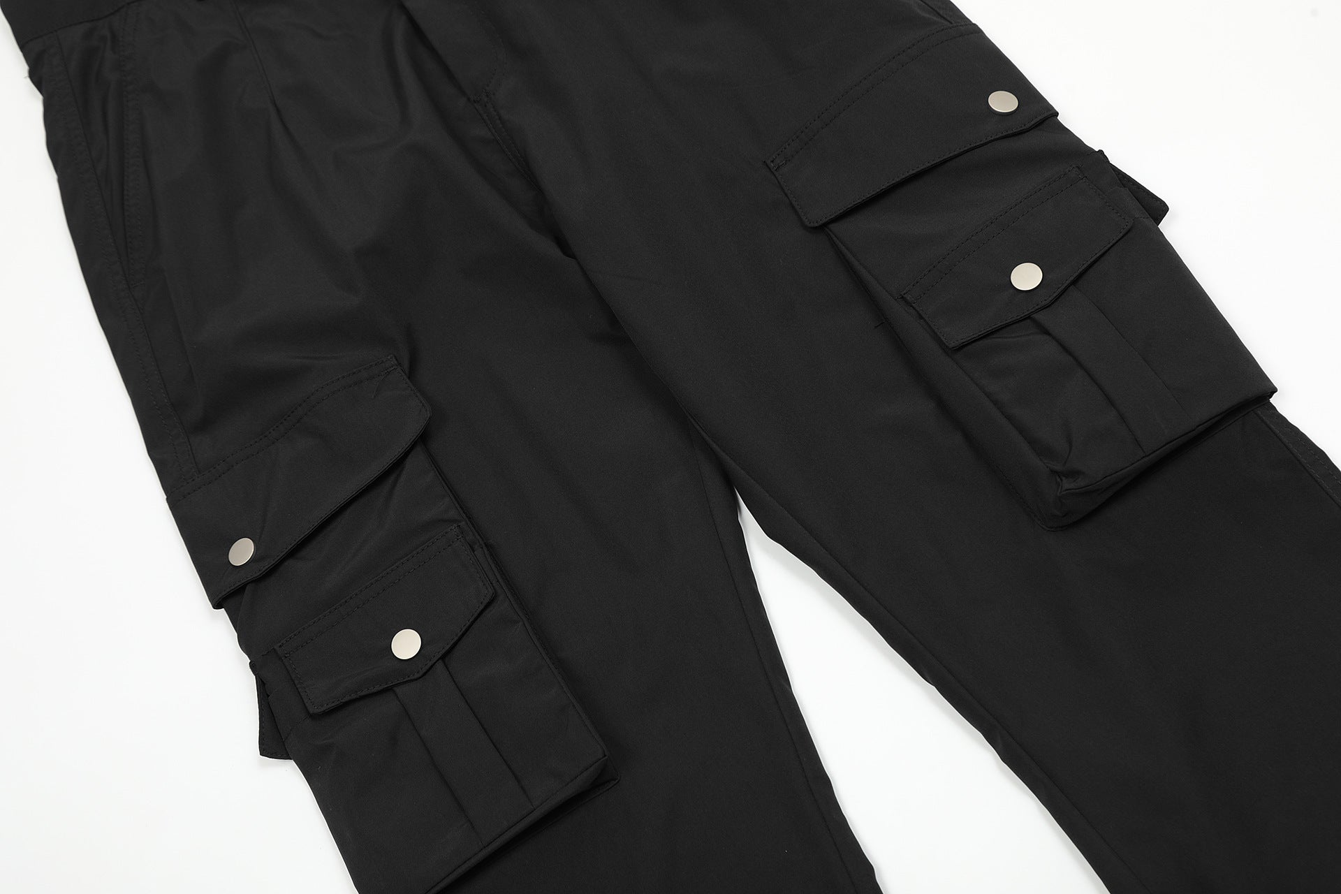 Multi-pocket cargo pants-D531