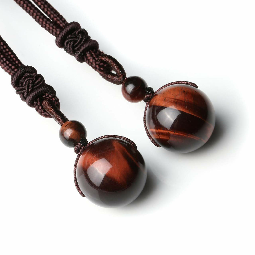 Natural stone necklace-D699