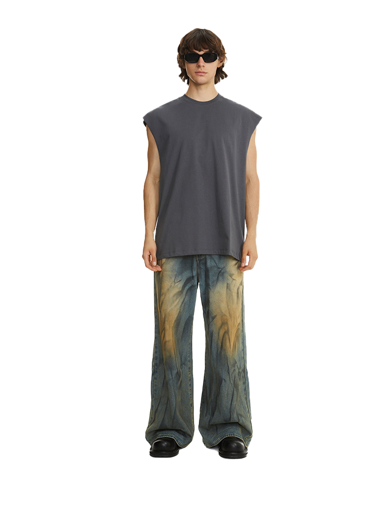 Solid color base tank top-C10