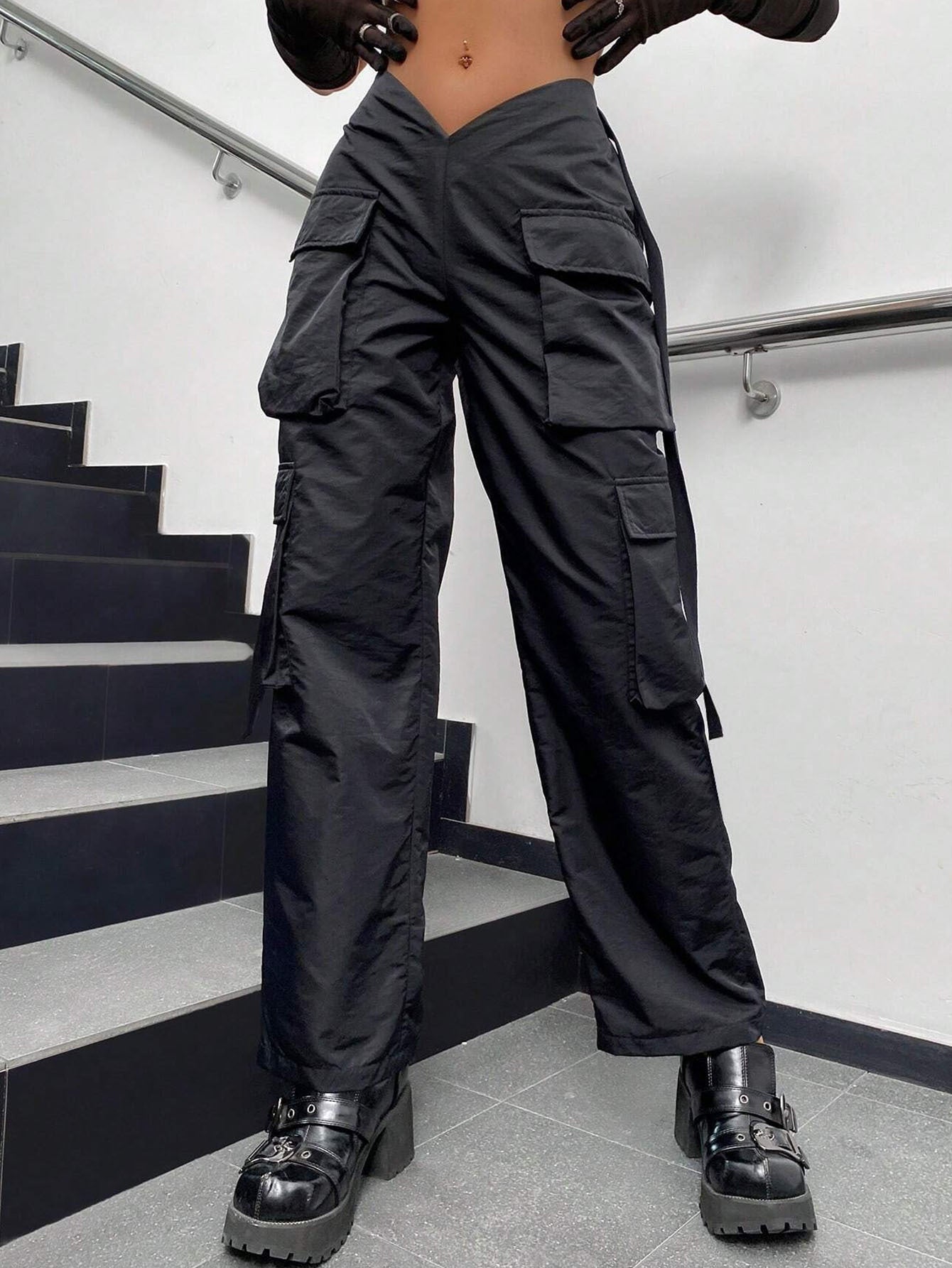Cargo pants unique design-D561