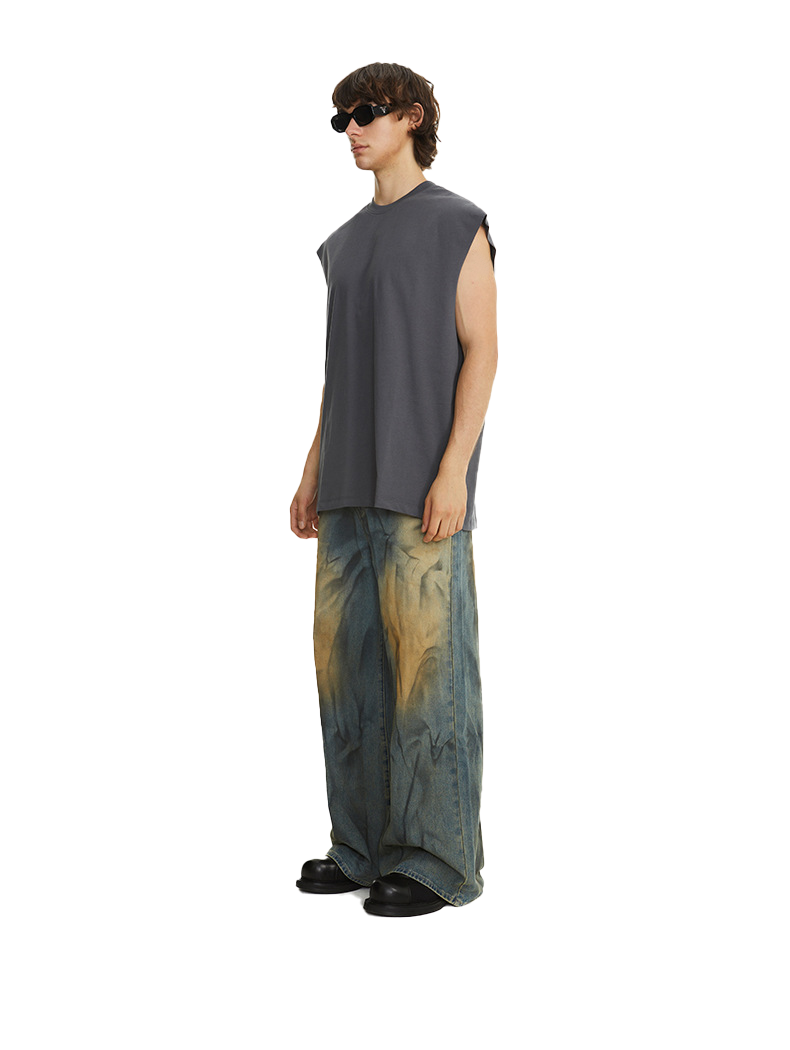 Solid color base tank top-C10