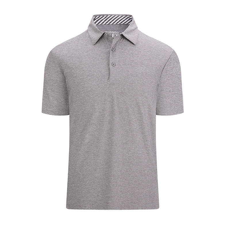 Business button fitted polo-D202