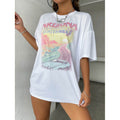 Car & Letter Graphic TEE-D564