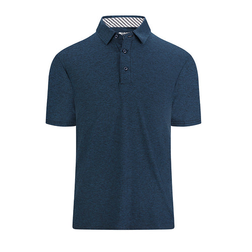 Business button fitted polo-D202