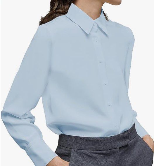 Slim solid color shirt-D119