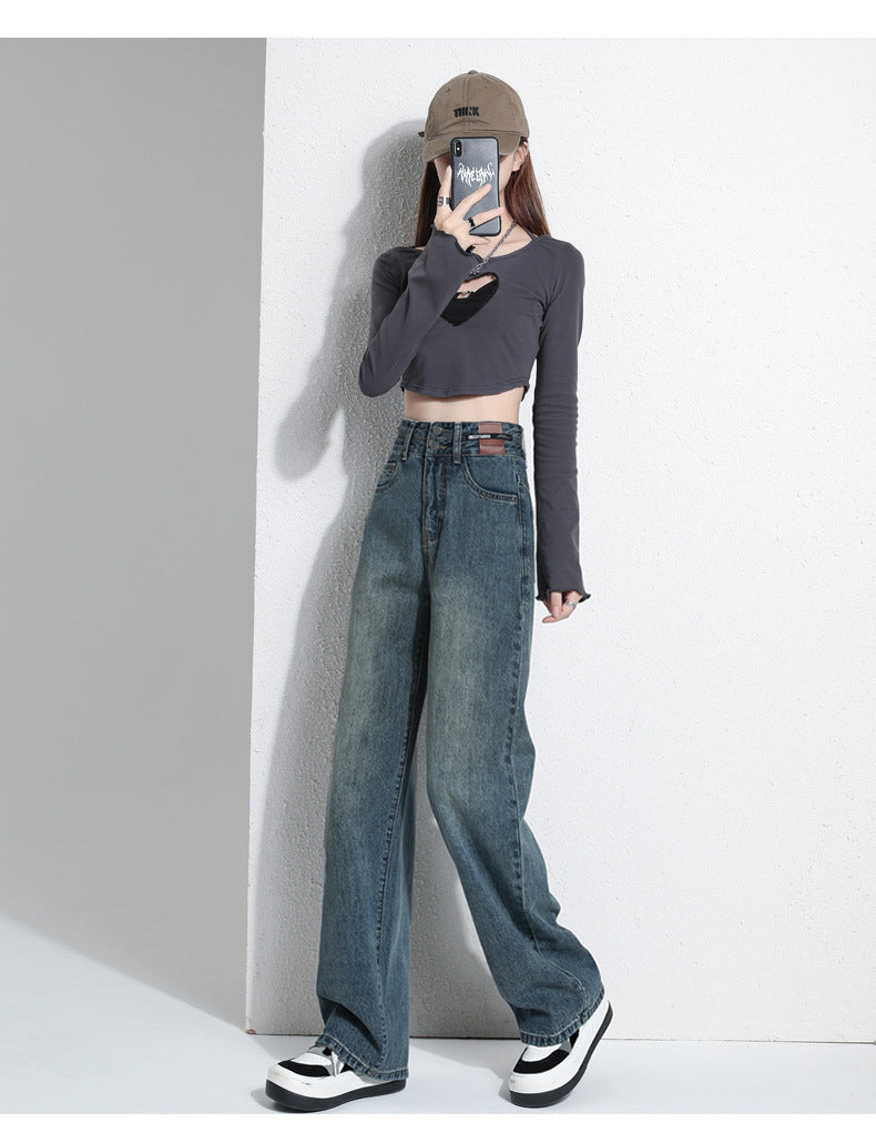 Straight jeans-D96