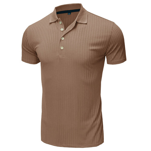 Business button fitted polo-D199