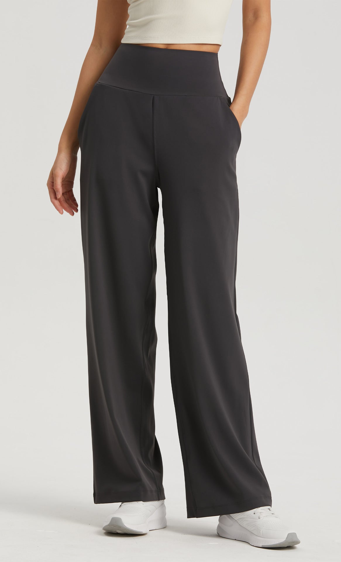 Straight-leg yoga pants-D115