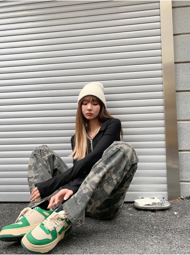 Camouflage jeans-D792