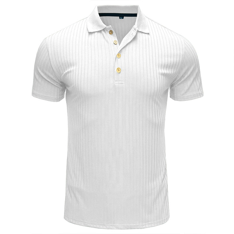 Business button fitted polo-D199