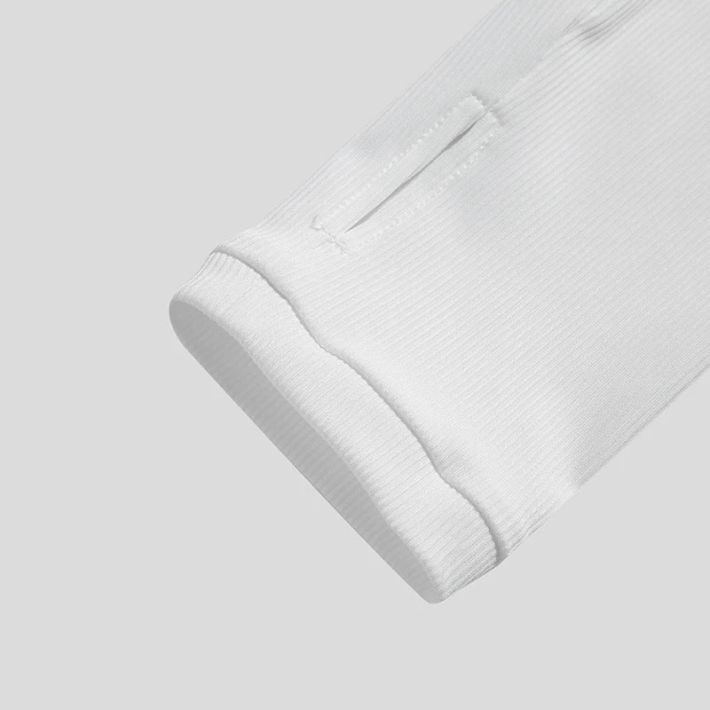 Mesh breathable long sleeves-D163