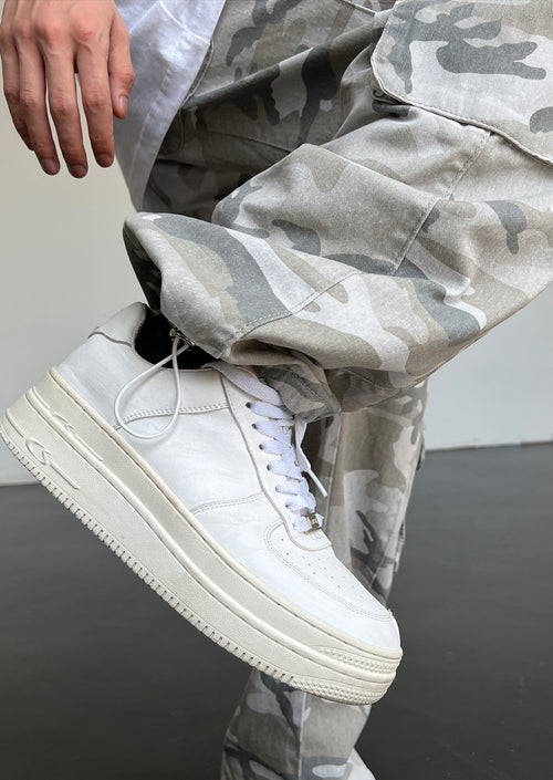 Camouflage cargo pants-D556