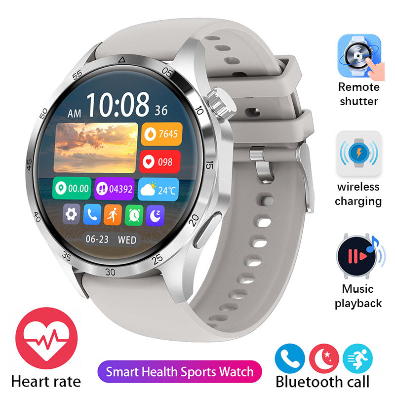 High-end GT4Pro Waterproof Smart Watch Zinc Alloy Round Shape Health Monitoring Professional Fitness Tracker