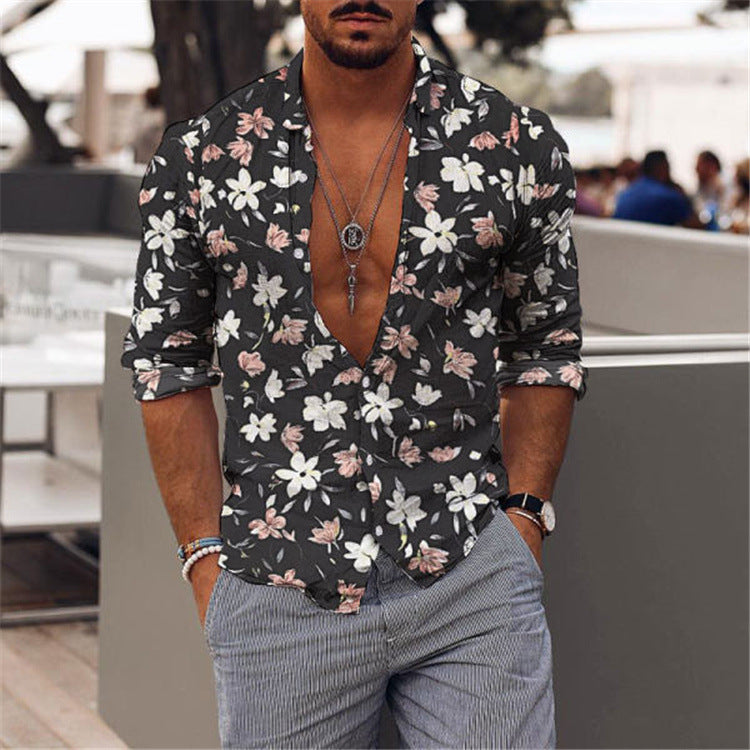 Patterned shirt-D205