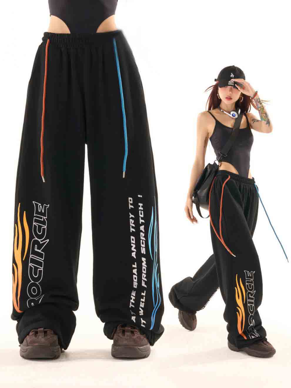 Oversizer design pants-D628
