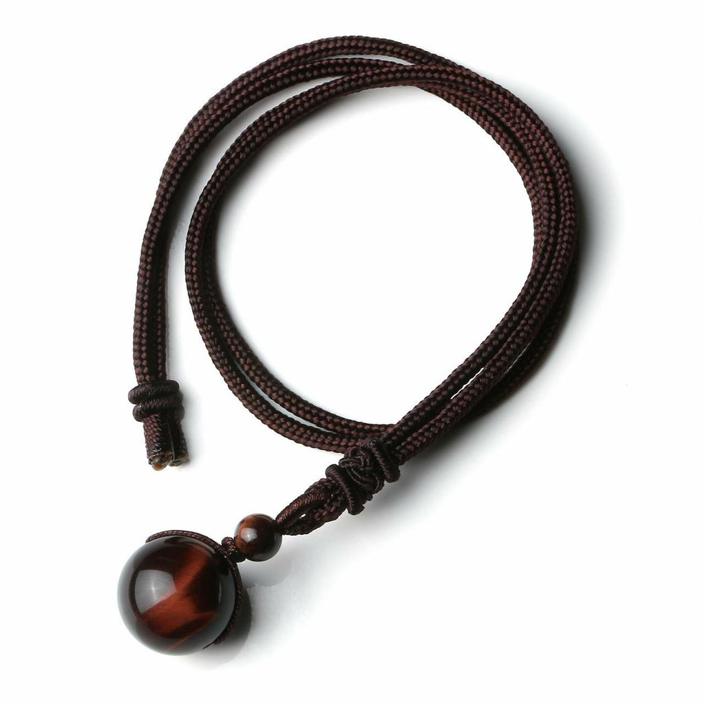 Natural stone necklace-D699