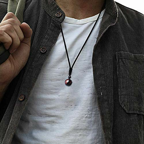 Natural stone necklace-D699