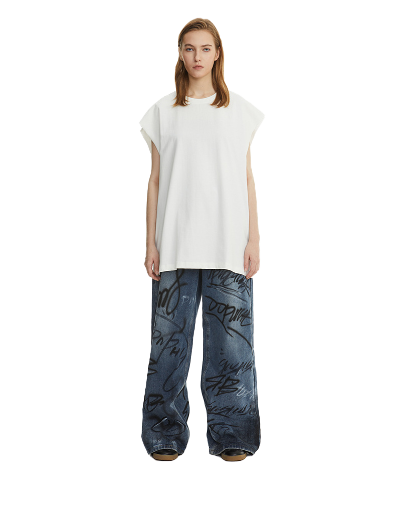 Solid color base tank top-C10