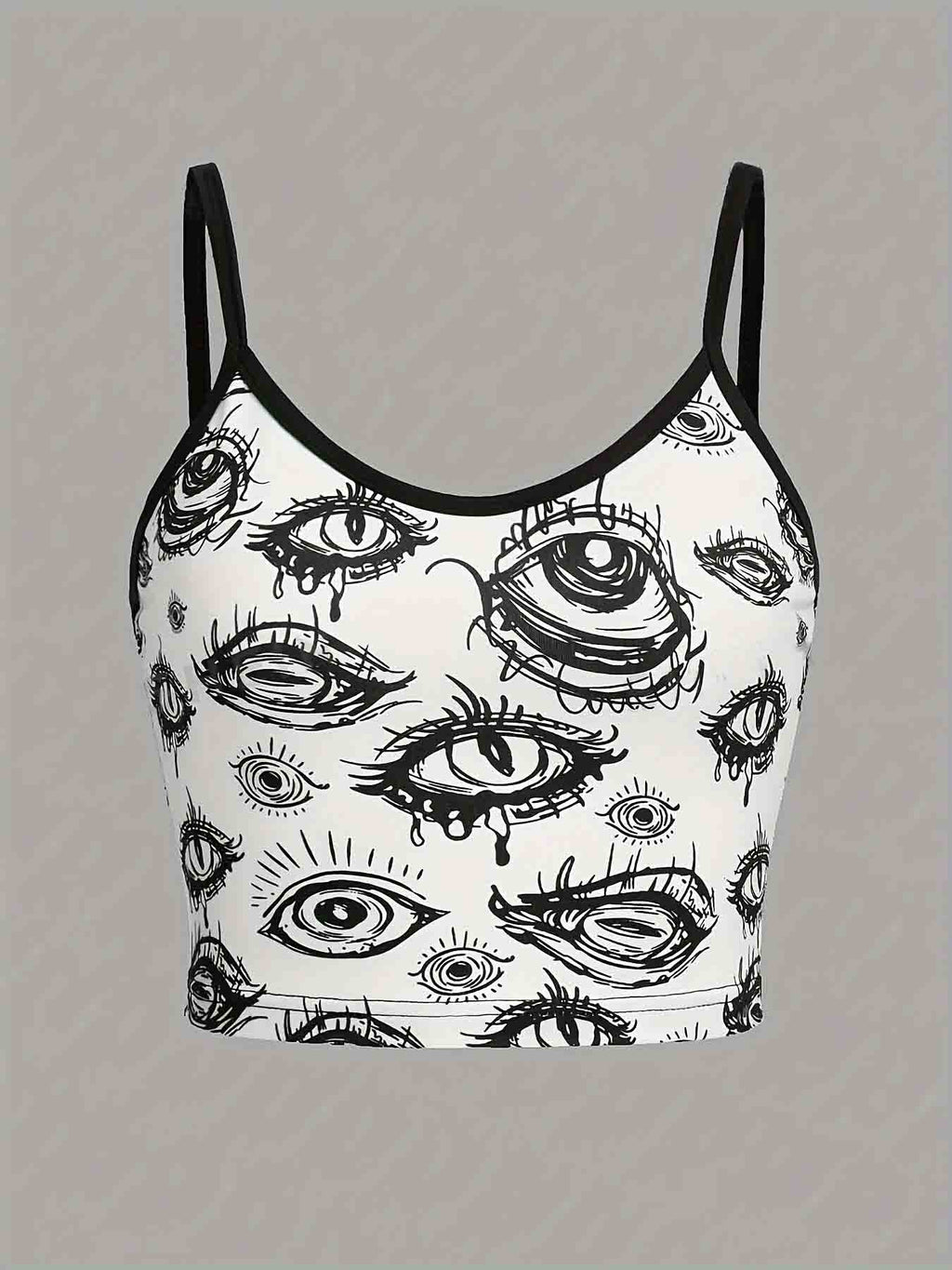 Eye cartoon short suspenders-D414