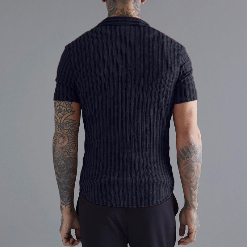 Striped shirt-D57